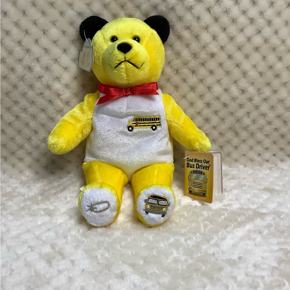 Holy Bears God Bless Our Bus Driver Stuffed Animal Plush New With Tags NWT